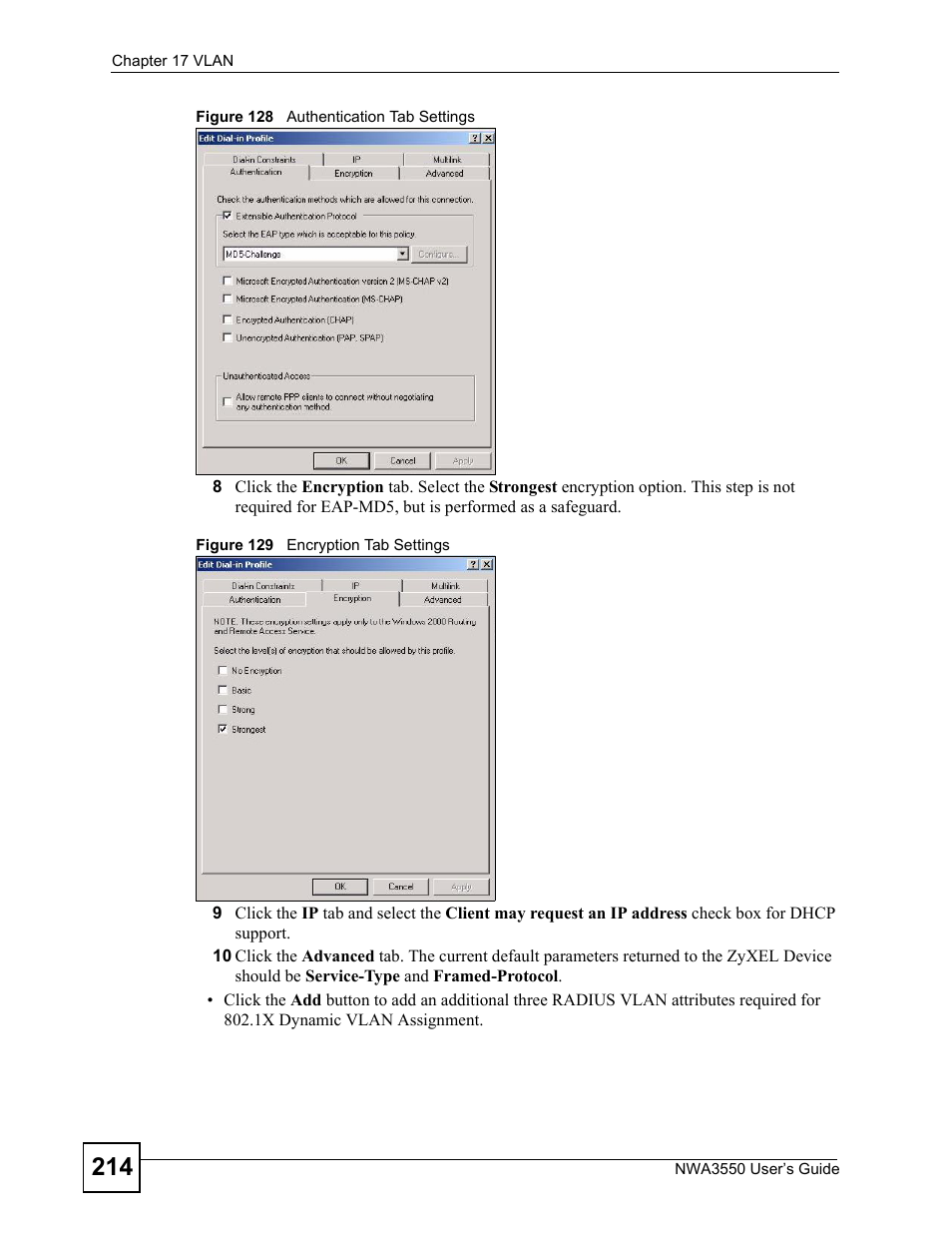 ZyXEL Communications NWA3550 User Manual | Page 214 / 344