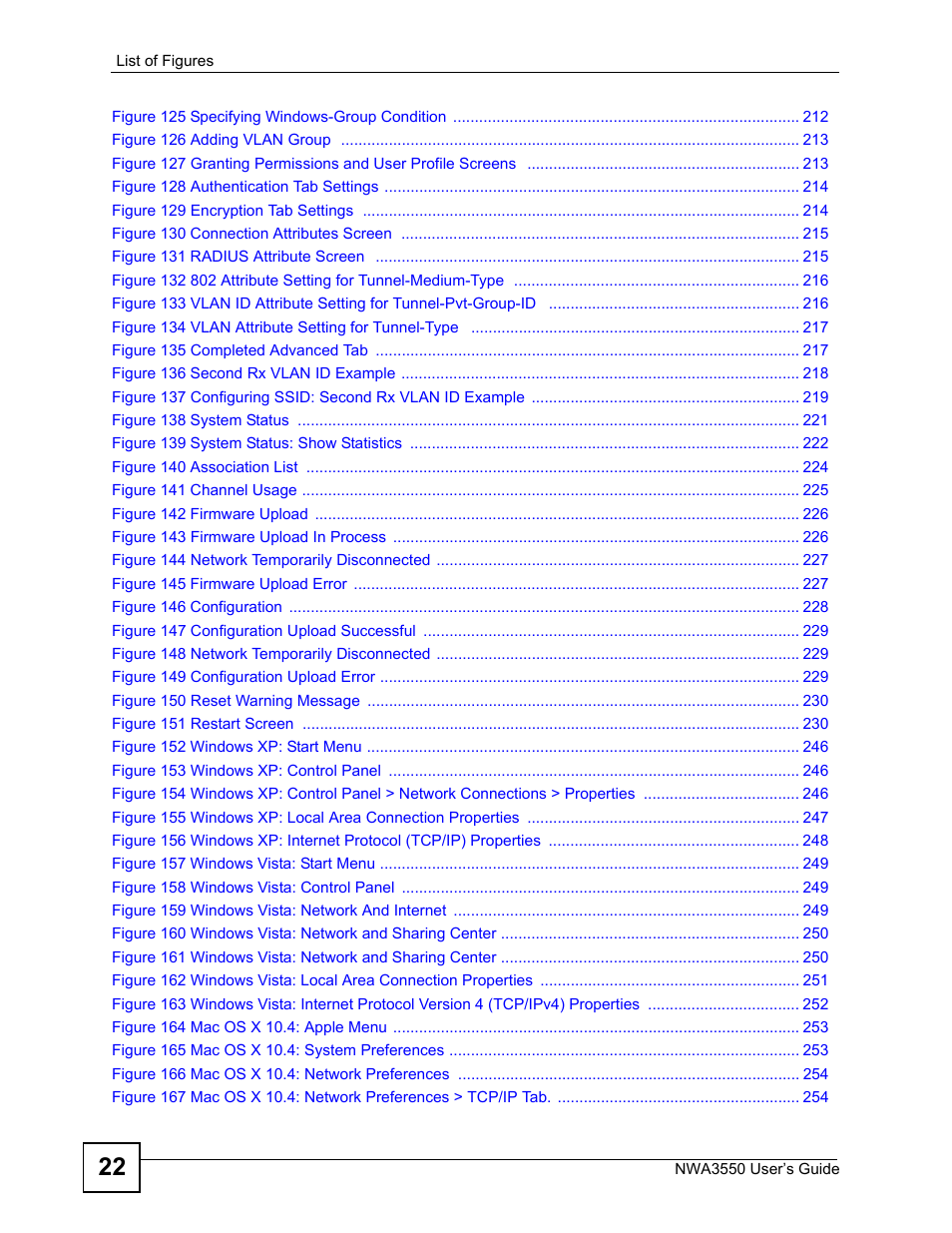 ZyXEL Communications NWA3550 User Manual | Page 22 / 344
