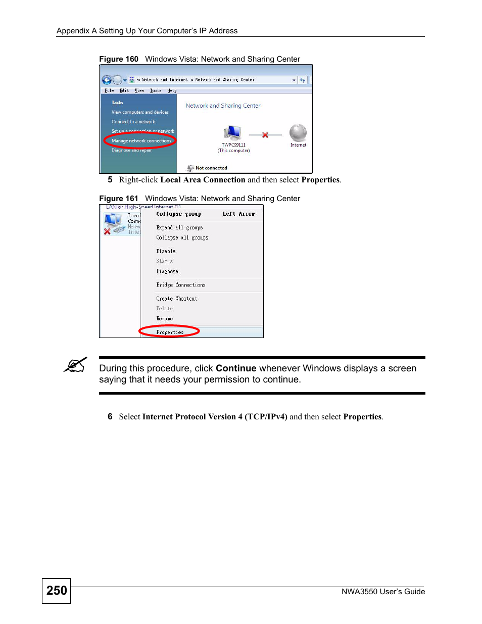 ZyXEL Communications NWA3550 User Manual | Page 250 / 344