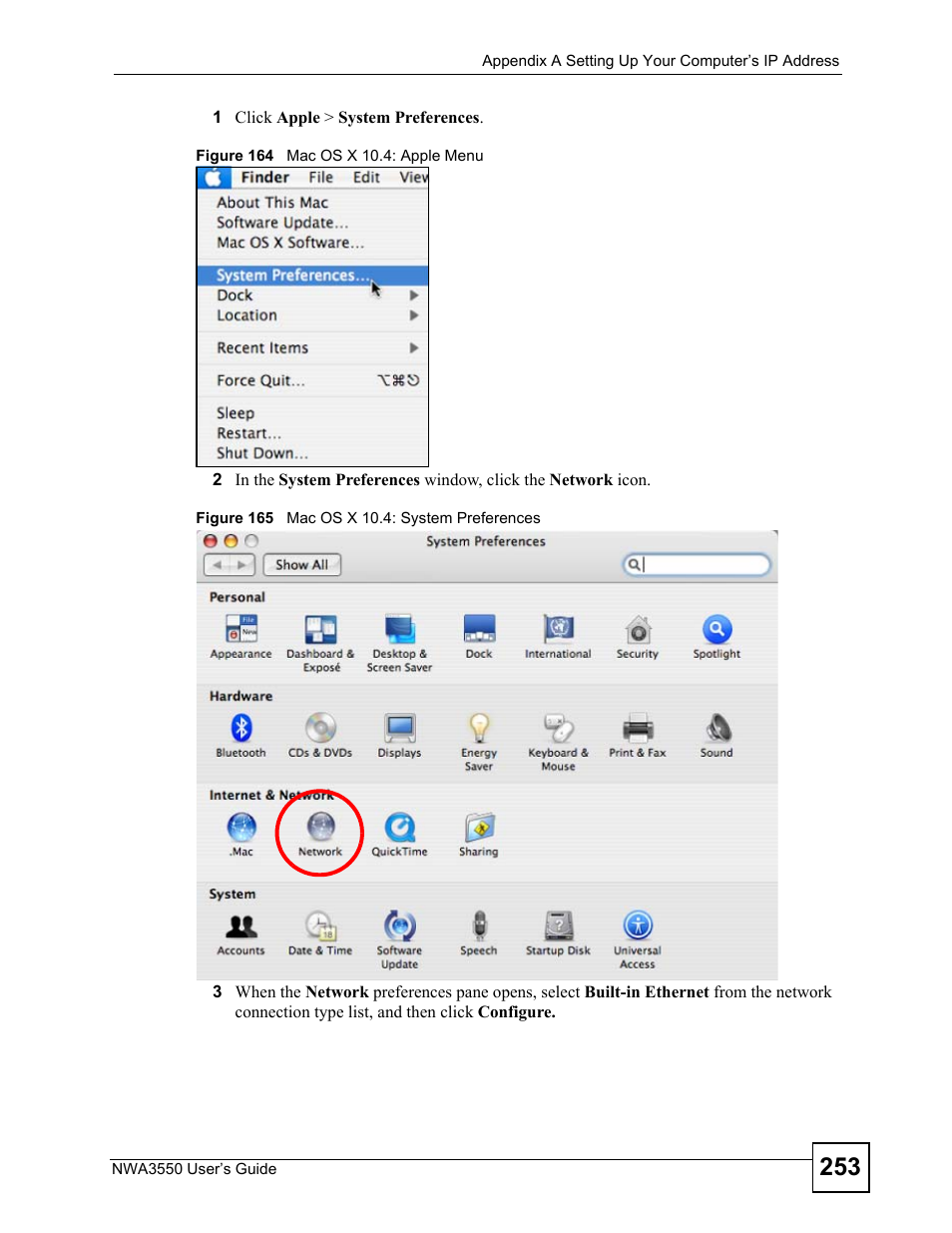ZyXEL Communications NWA3550 User Manual | Page 253 / 344