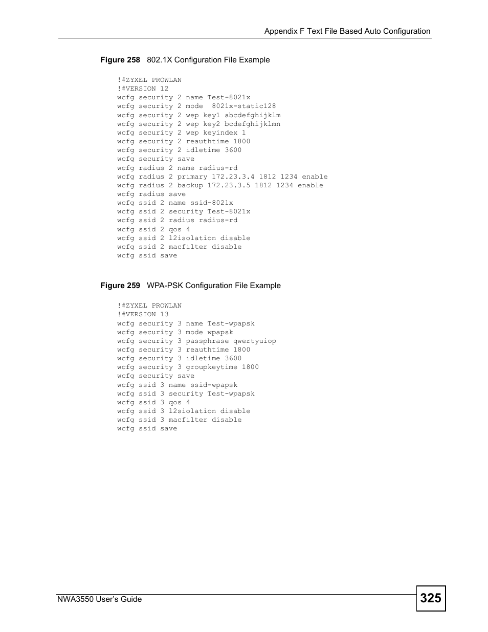 ZyXEL Communications NWA3550 User Manual | Page 325 / 344
