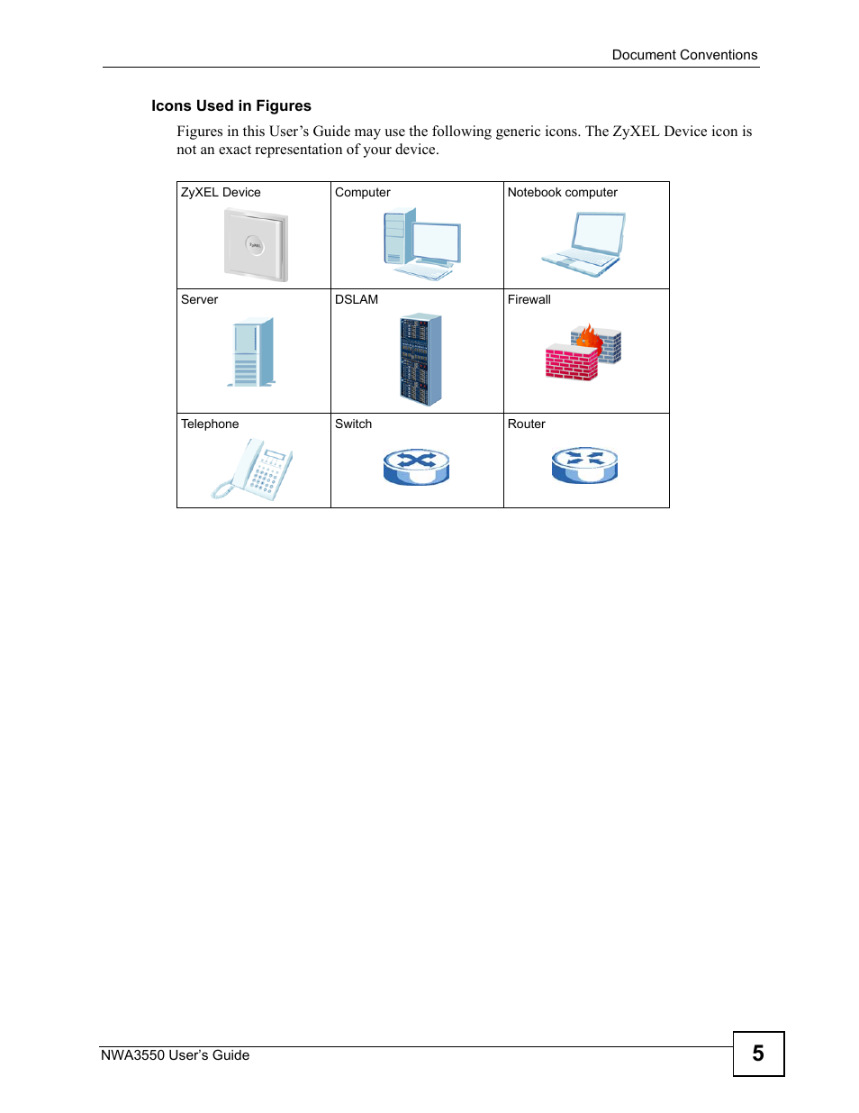 ZyXEL Communications NWA3550 User Manual | Page 5 / 344