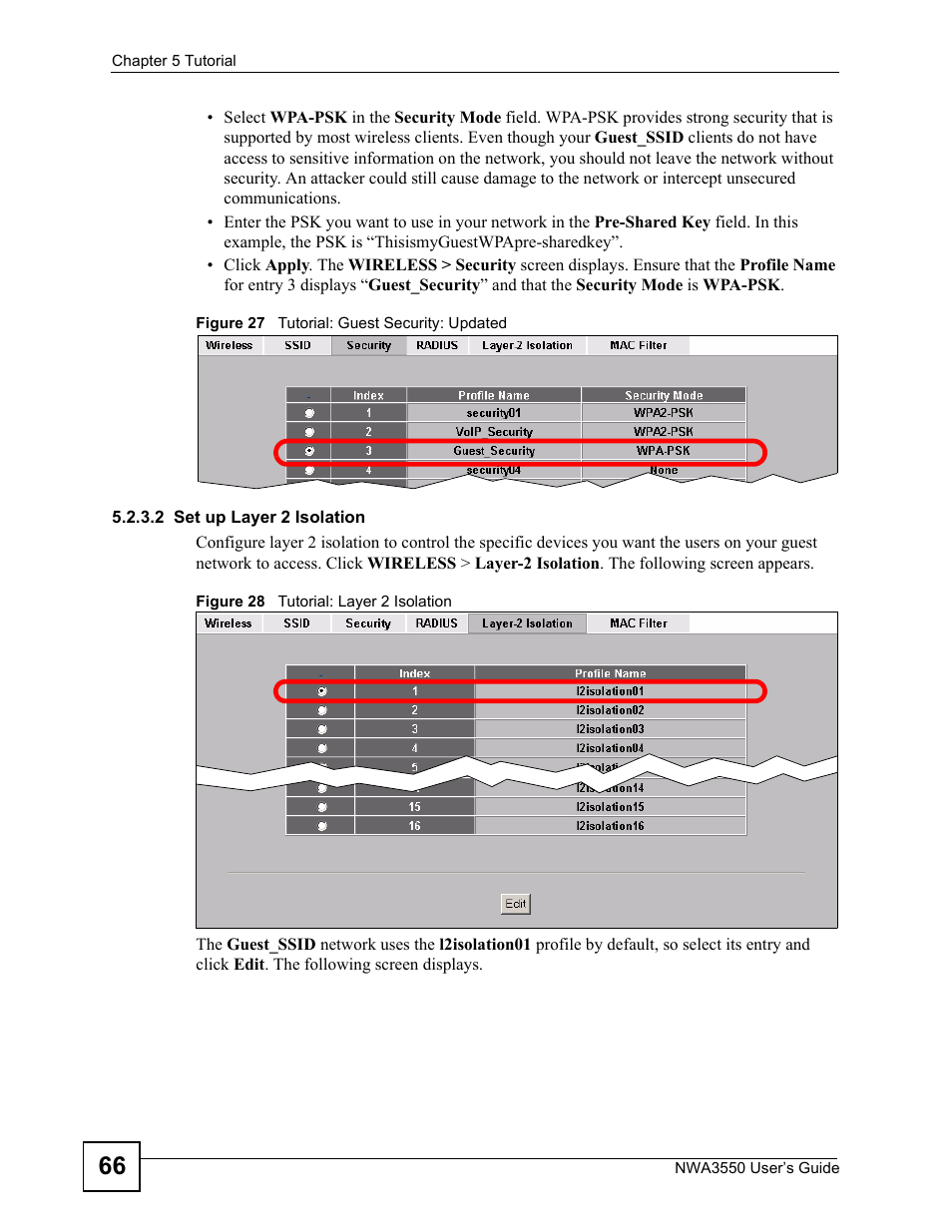 2 set up layer 2 isolation | ZyXEL Communications NWA3550 User Manual | Page 66 / 344