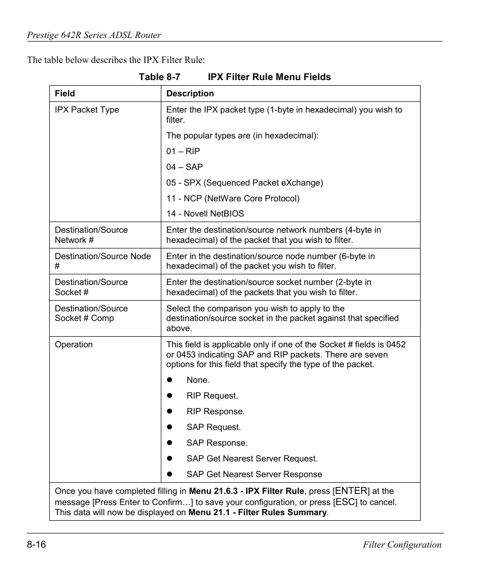 ZyXEL Communications Prestige 642R Series User Manual | Page 112 / 163