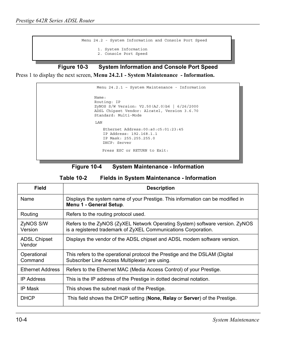 ZyXEL Communications Prestige 642R Series User Manual | Page 124 / 163