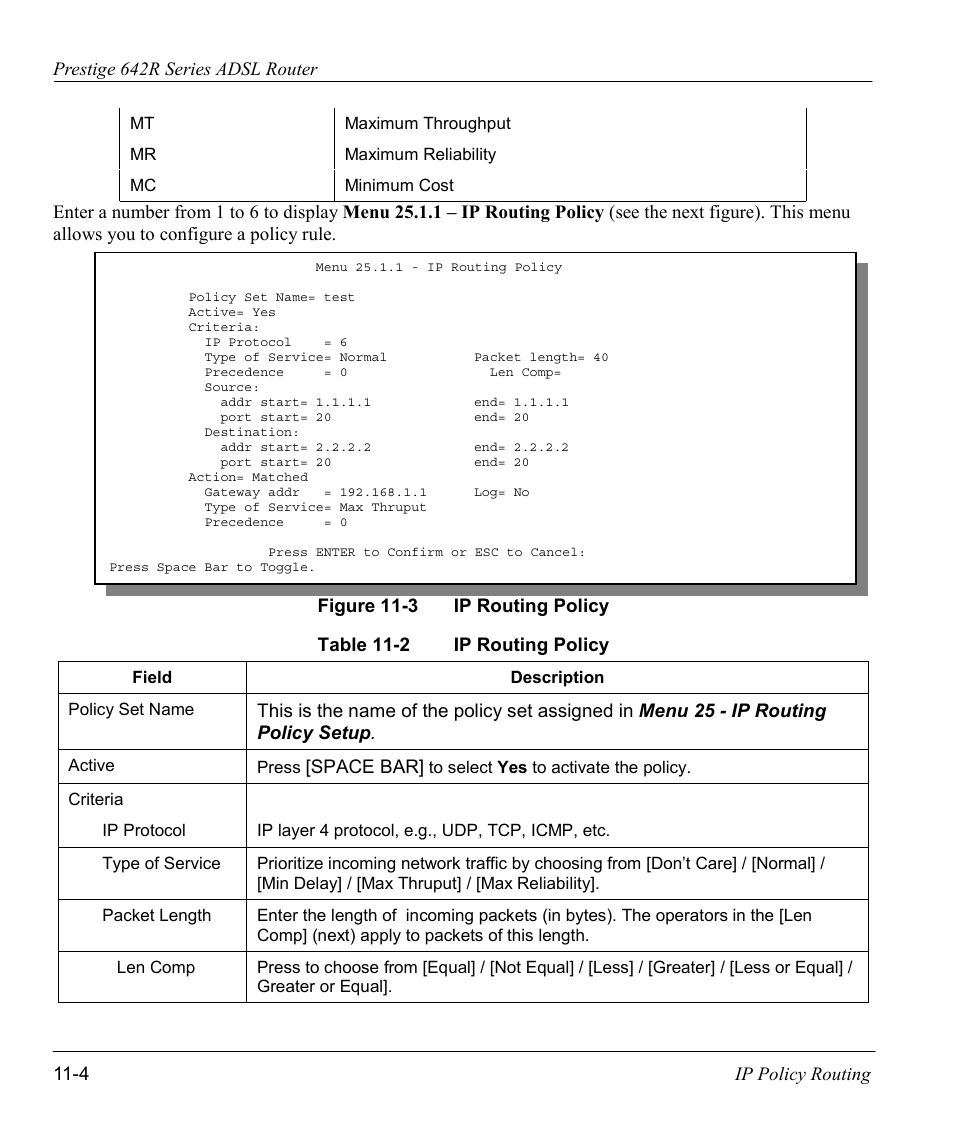 ZyXEL Communications Prestige 642R Series User Manual | Page 146 / 163