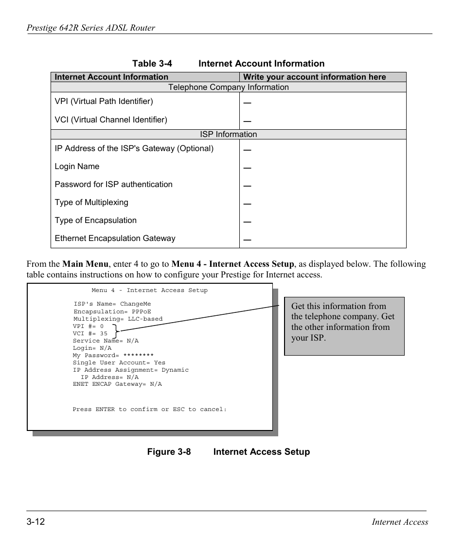 ZyXEL Communications Prestige 642R Series User Manual | Page 55 / 163