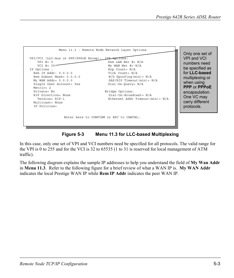 ZyXEL Communications Prestige 642R Series User Manual | Page 72 / 163