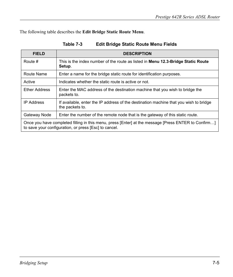 ZyXEL Communications Prestige 642R Series User Manual | Page 94 / 163