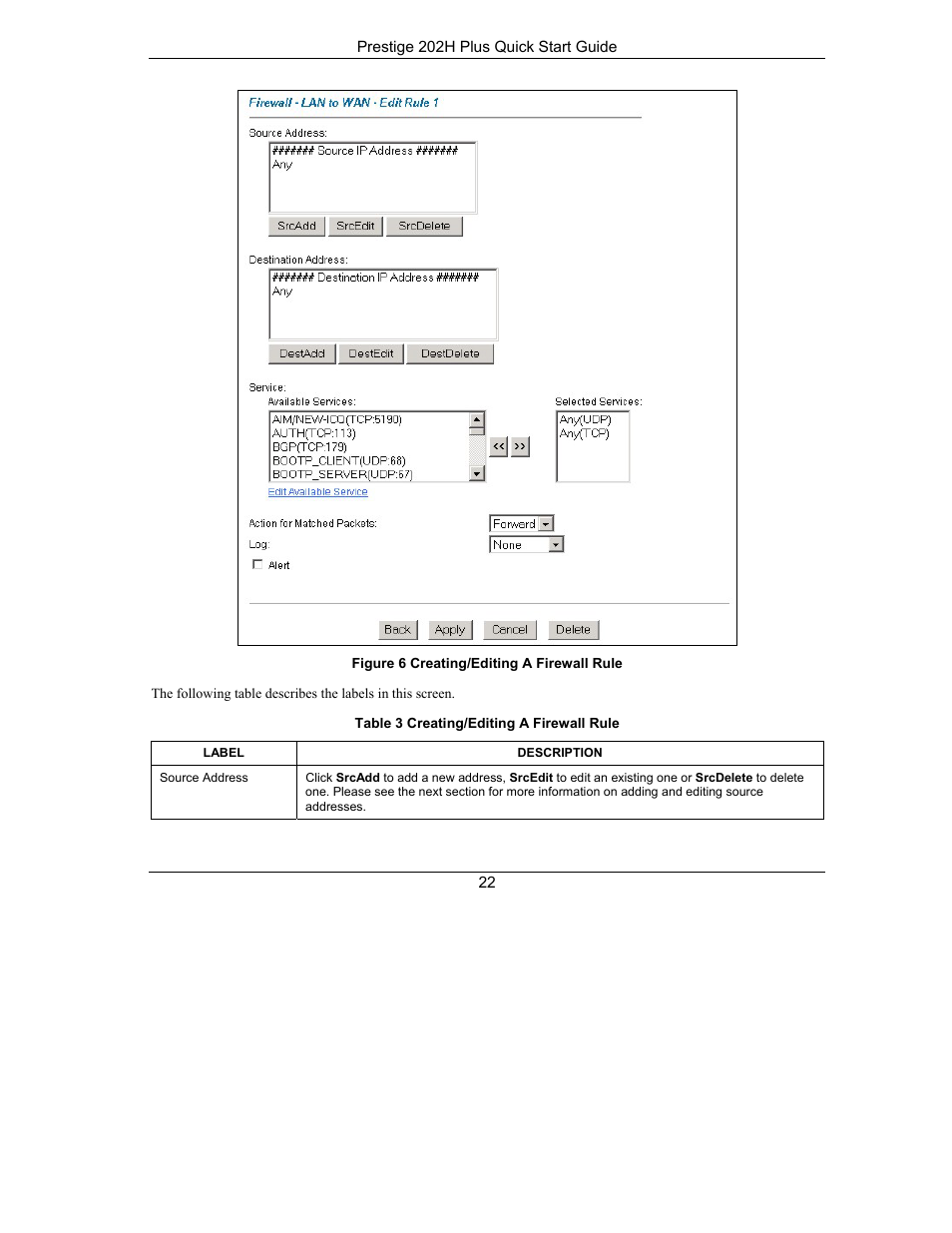 ZyXEL Communications ISDN Internet Access Router 202H Plus User Manual | Page 22 / 24
