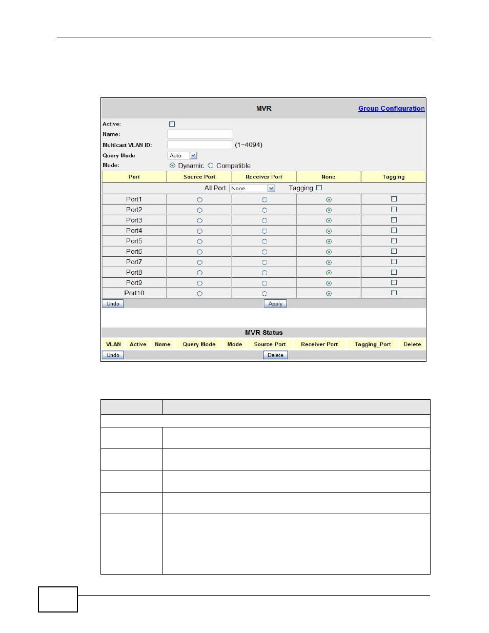 ZyXEL Communications MES-2110 User Manual | Page 130 / 232