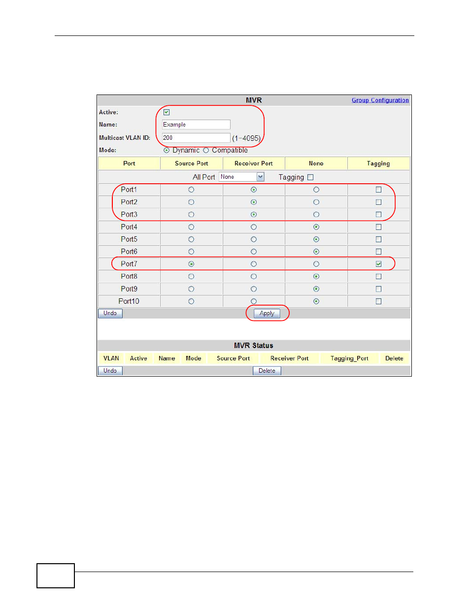 ZyXEL Communications MES-2110 User Manual | Page 134 / 232