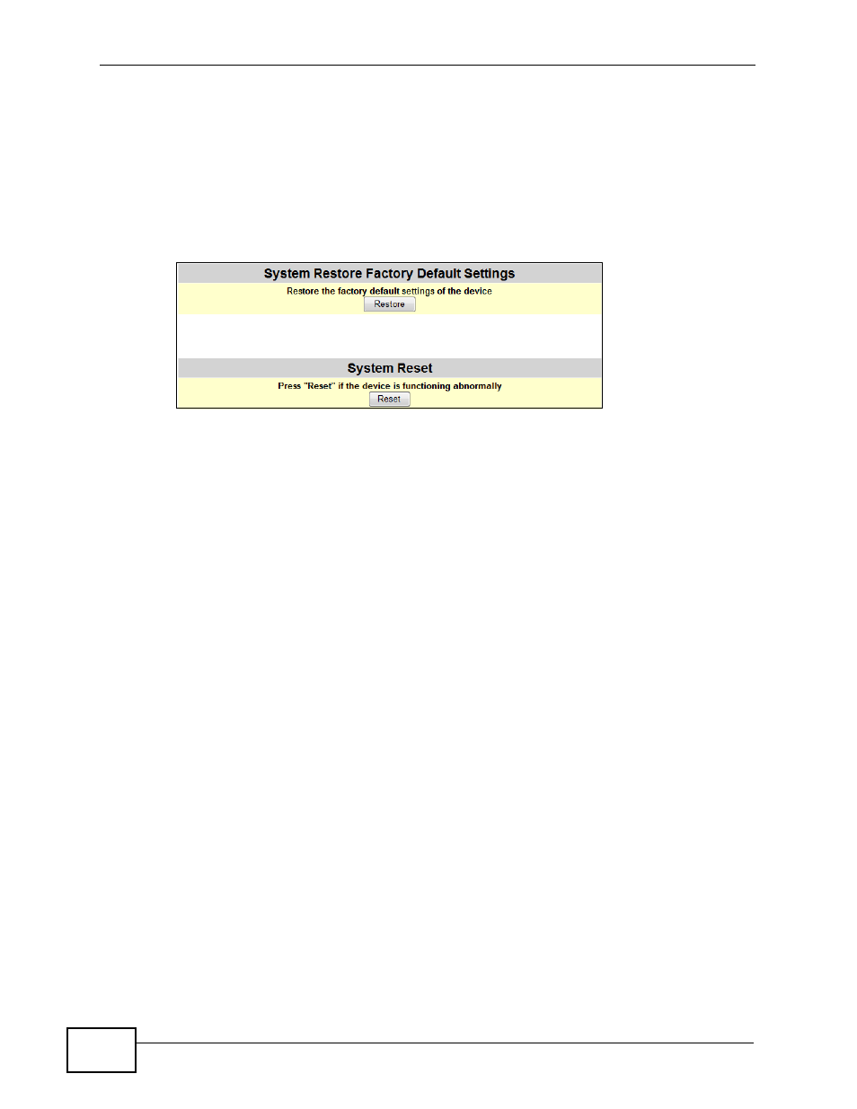 12 restarting the system | ZyXEL Communications MES-2110 User Manual | Page 178 / 232