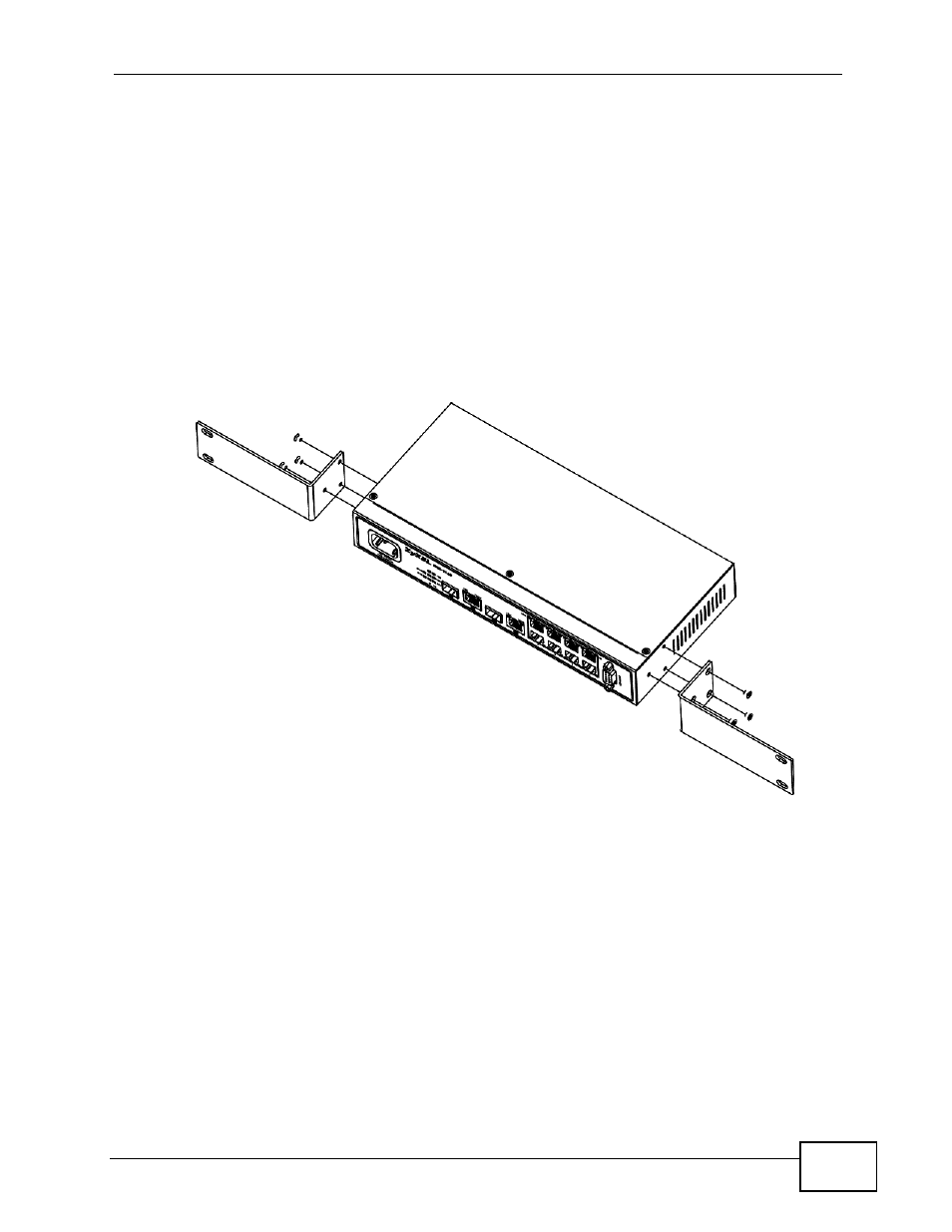 2 attaching the mounting brackets to the mes-2110, 1 precautions | ZyXEL Communications MES-2110 User Manual | Page 27 / 232