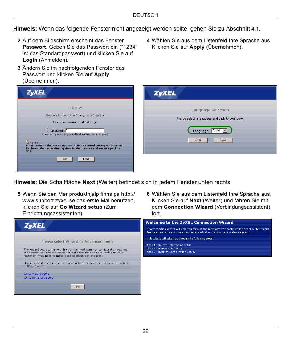 ZyXEL Communications 802.11g Wireless Firewall Router 1-P-320W User Manual | Page 22 / 150