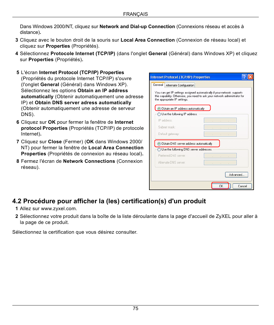 ZyXEL Communications 802.11g Wireless Firewall Router 1-P-320W User Manual | Page 75 / 150