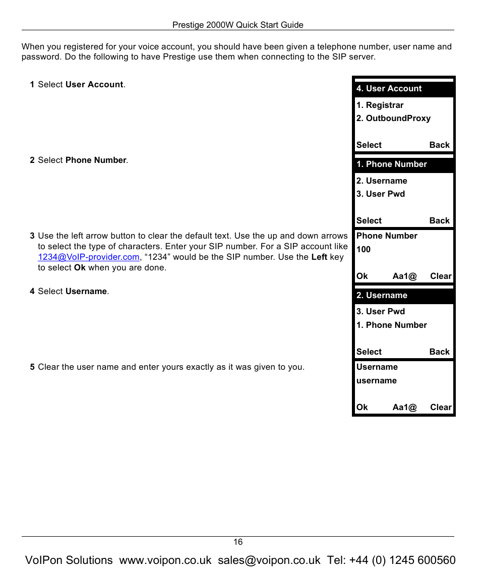 ZyXEL Communications 2000W User Manual | Page 16 / 21