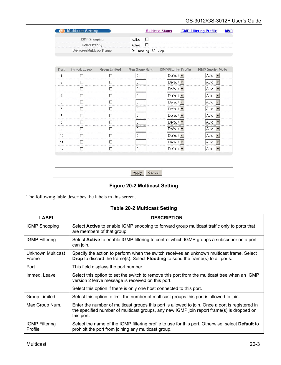 ZyXEL Communications ZyXEL Dimension GS-3012 User Manual | Page 143 / 259