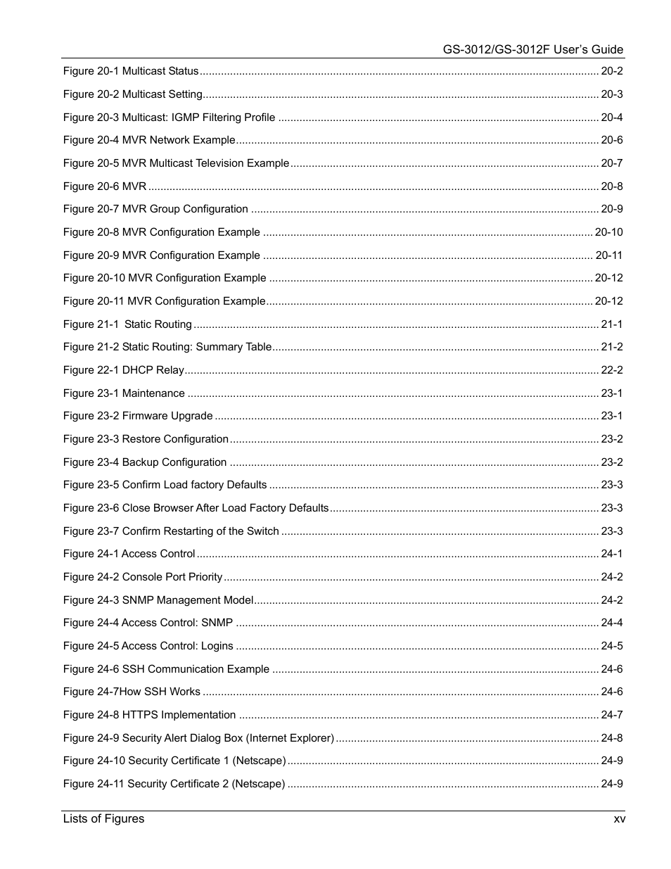 ZyXEL Communications ZyXEL Dimension GS-3012 User Manual | Page 15 / 259