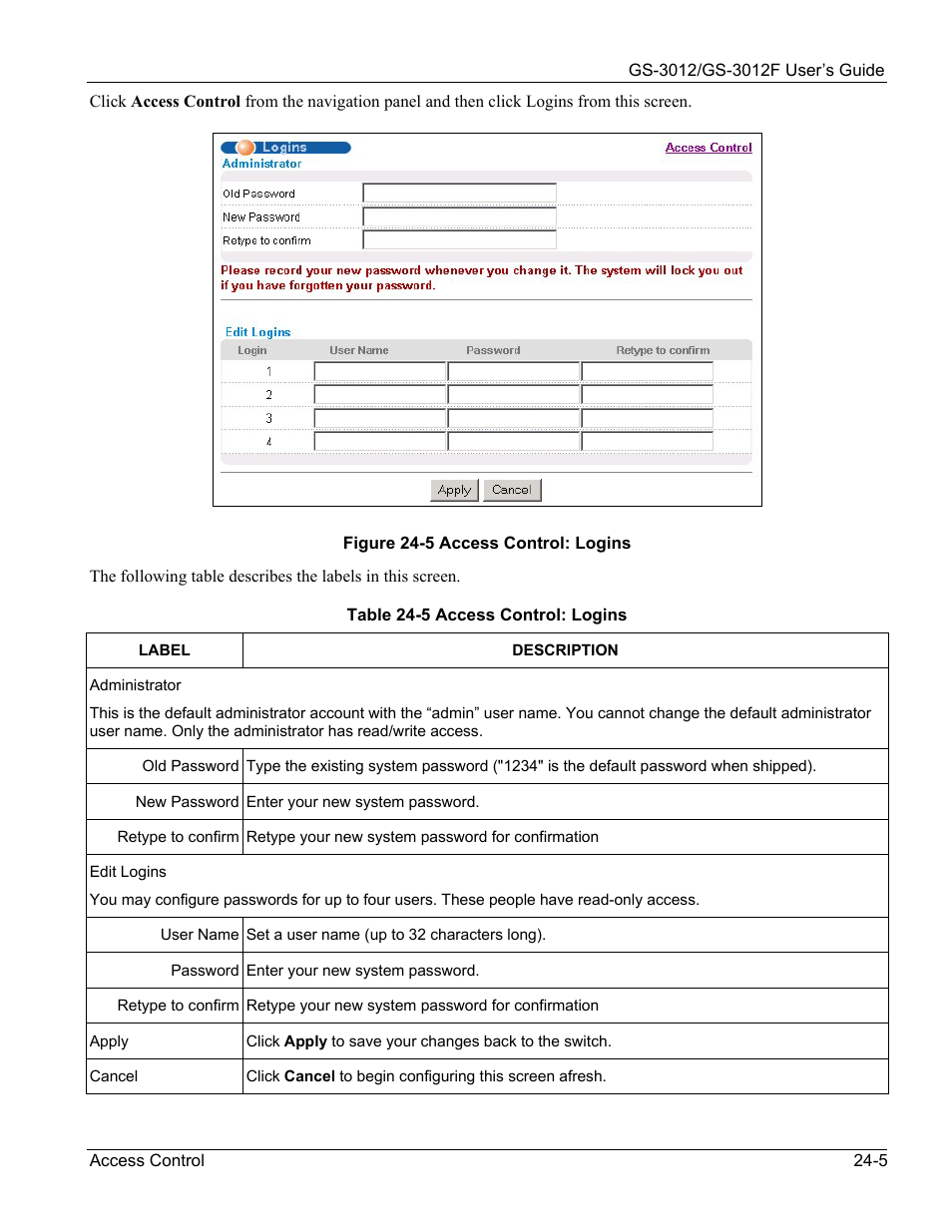 ZyXEL Communications ZyXEL Dimension GS-3012 User Manual | Page 169 / 259