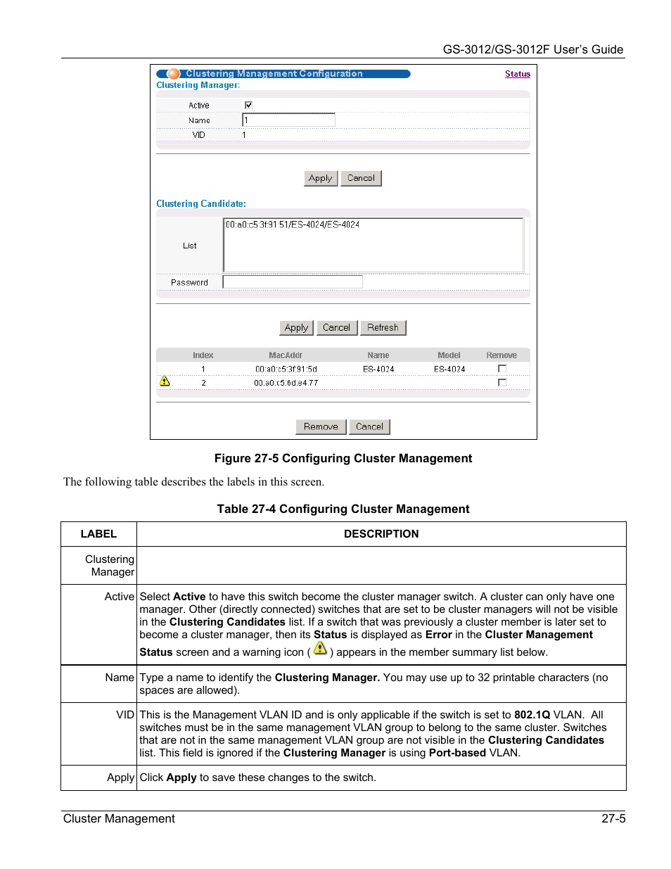 ZyXEL Communications ZyXEL Dimension GS-3012 User Manual | Page 187 / 259