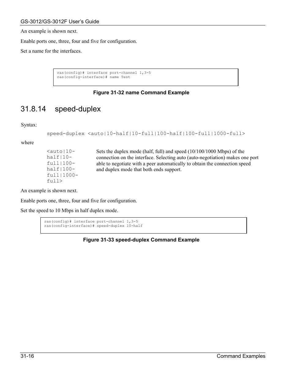 14 speed-duplex | ZyXEL Communications ZyXEL Dimension GS-3012 User Manual | Page 238 / 259