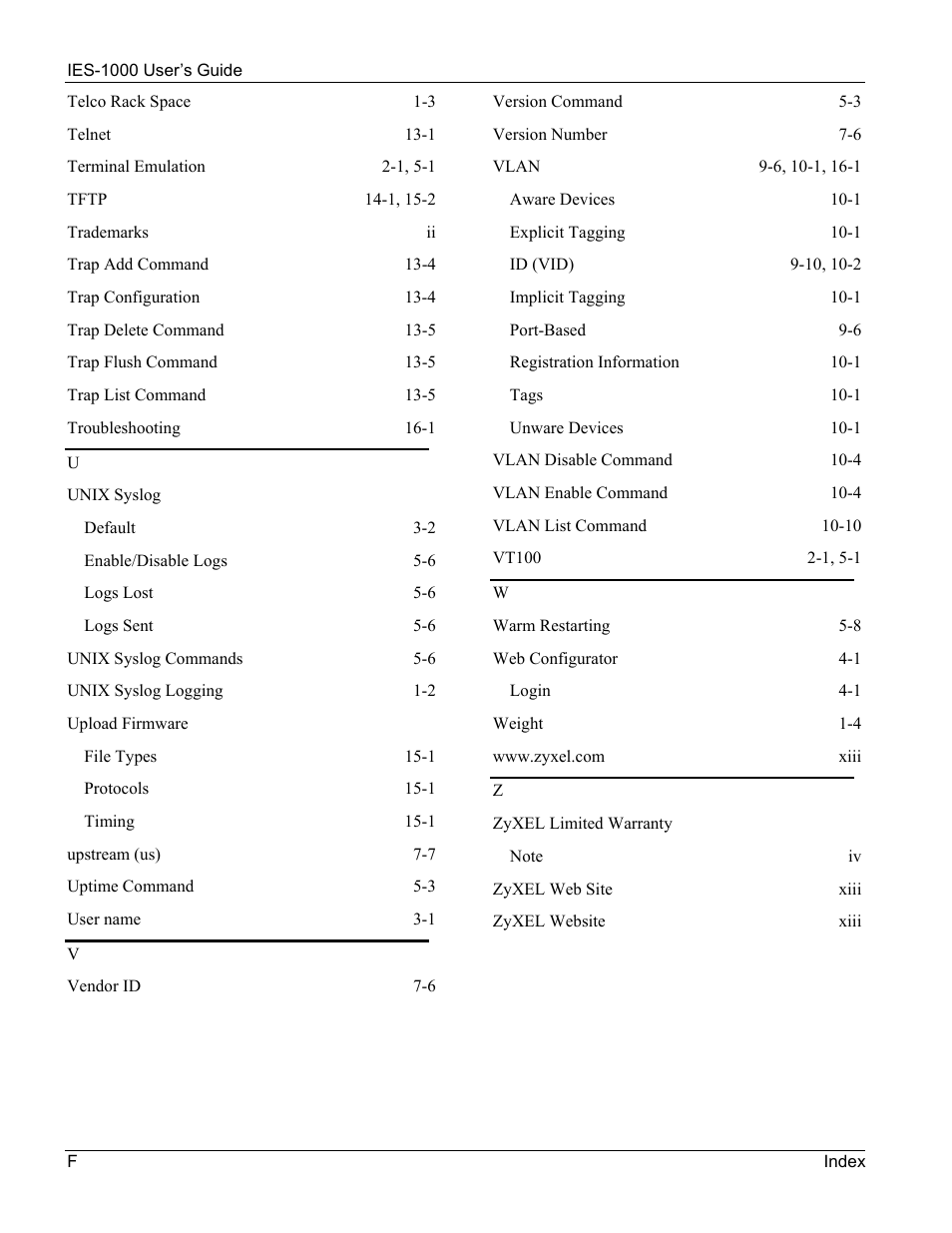 ZyXEL Communications ZyXEL DMA 1000 User Manual | Page 120 / 120