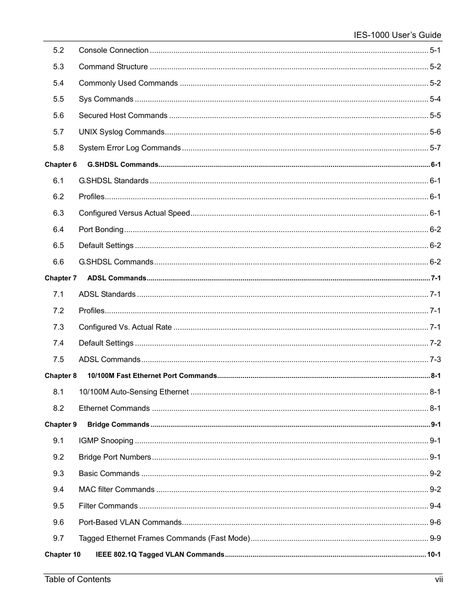 ZyXEL Communications ZyXEL DMA 1000 User Manual | Page 7 / 120