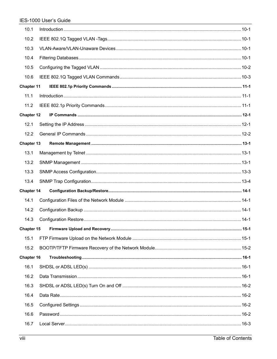 ZyXEL Communications ZyXEL DMA 1000 User Manual | Page 8 / 120