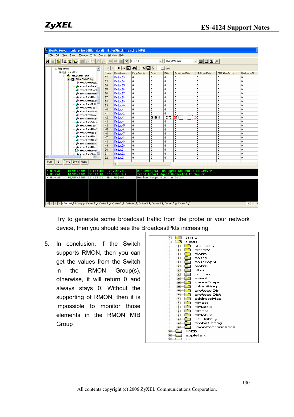 ZyXEL Communications ZyXEL Dimension ES-4124 User Manual | Page 130 / 135