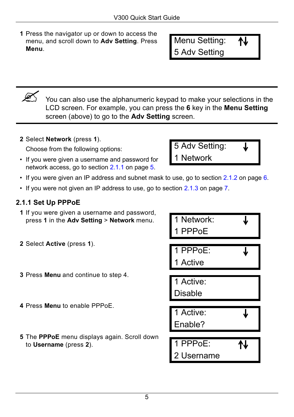 ZyXEL Communications V300-T1 User Manual | Page 6 / 13