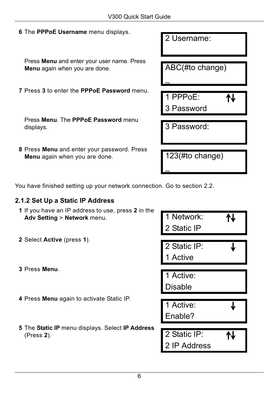 ZyXEL Communications V300-T1 User Manual | Page 7 / 13