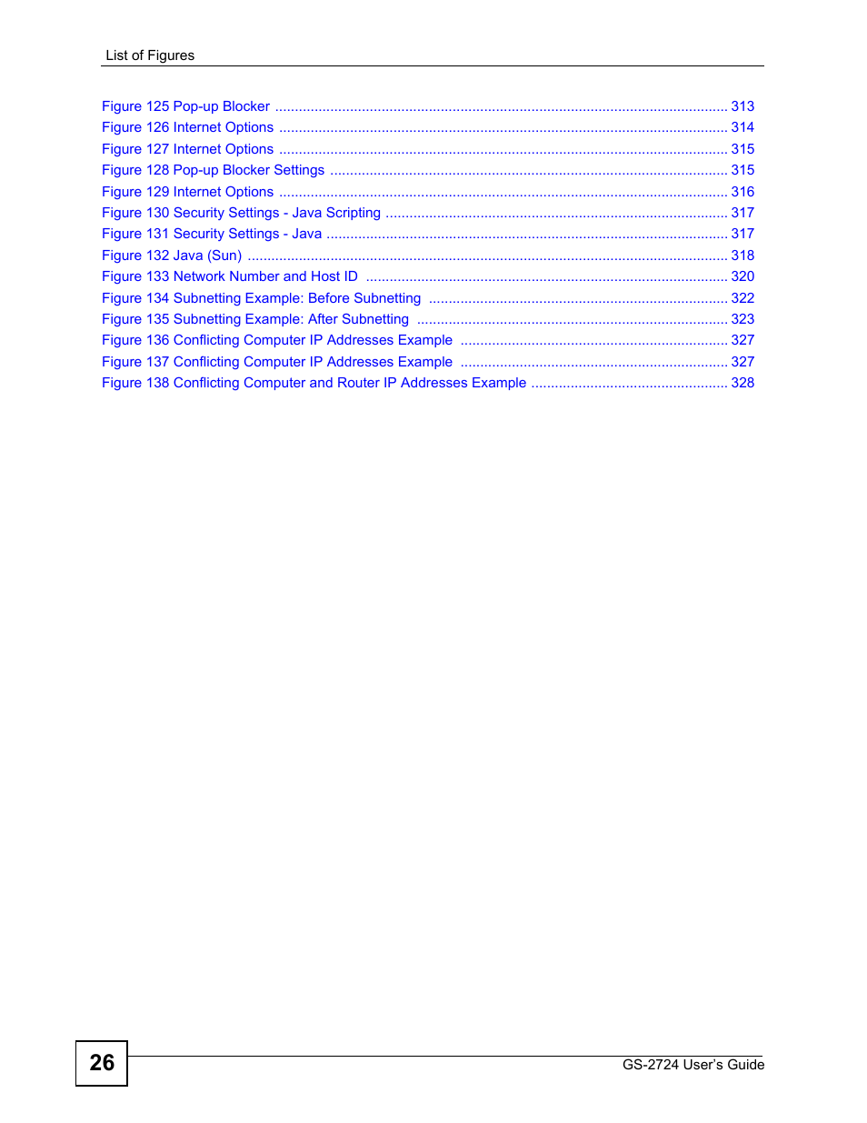 ZyXEL Communications GS-2724 User Manual | Page 26 / 348