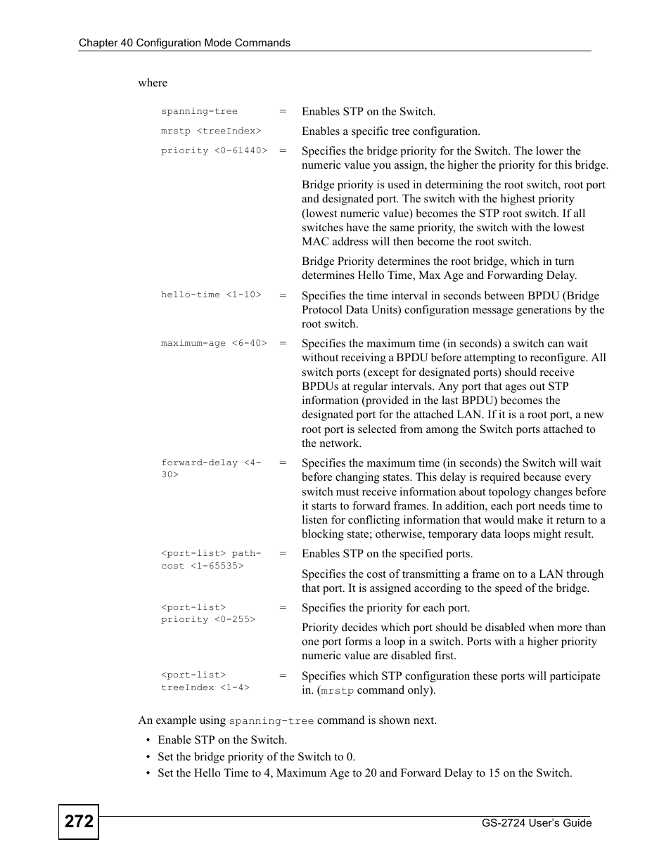 ZyXEL Communications GS-2724 User Manual | Page 272 / 348