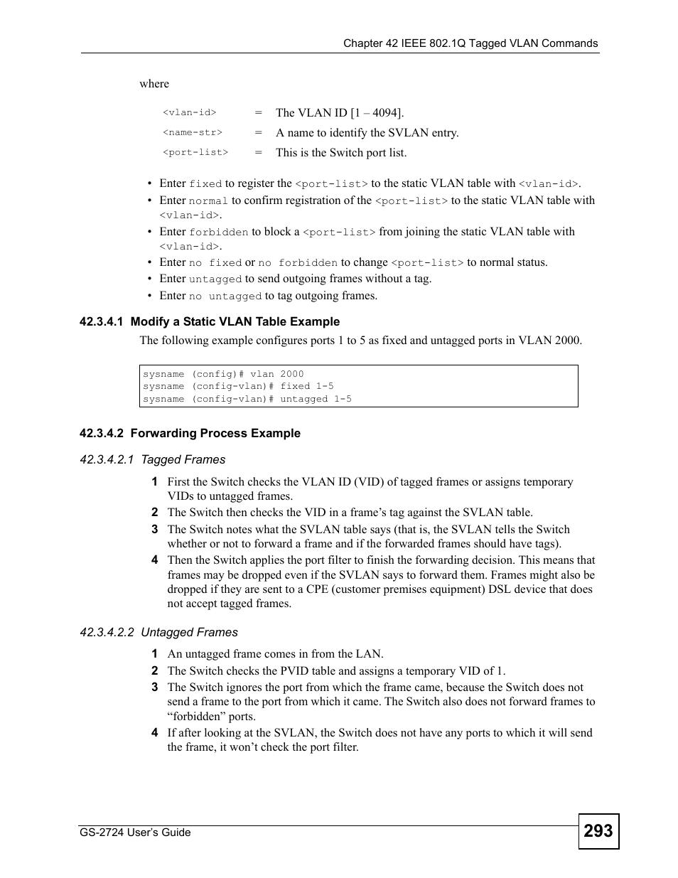 ZyXEL Communications GS-2724 User Manual | Page 293 / 348