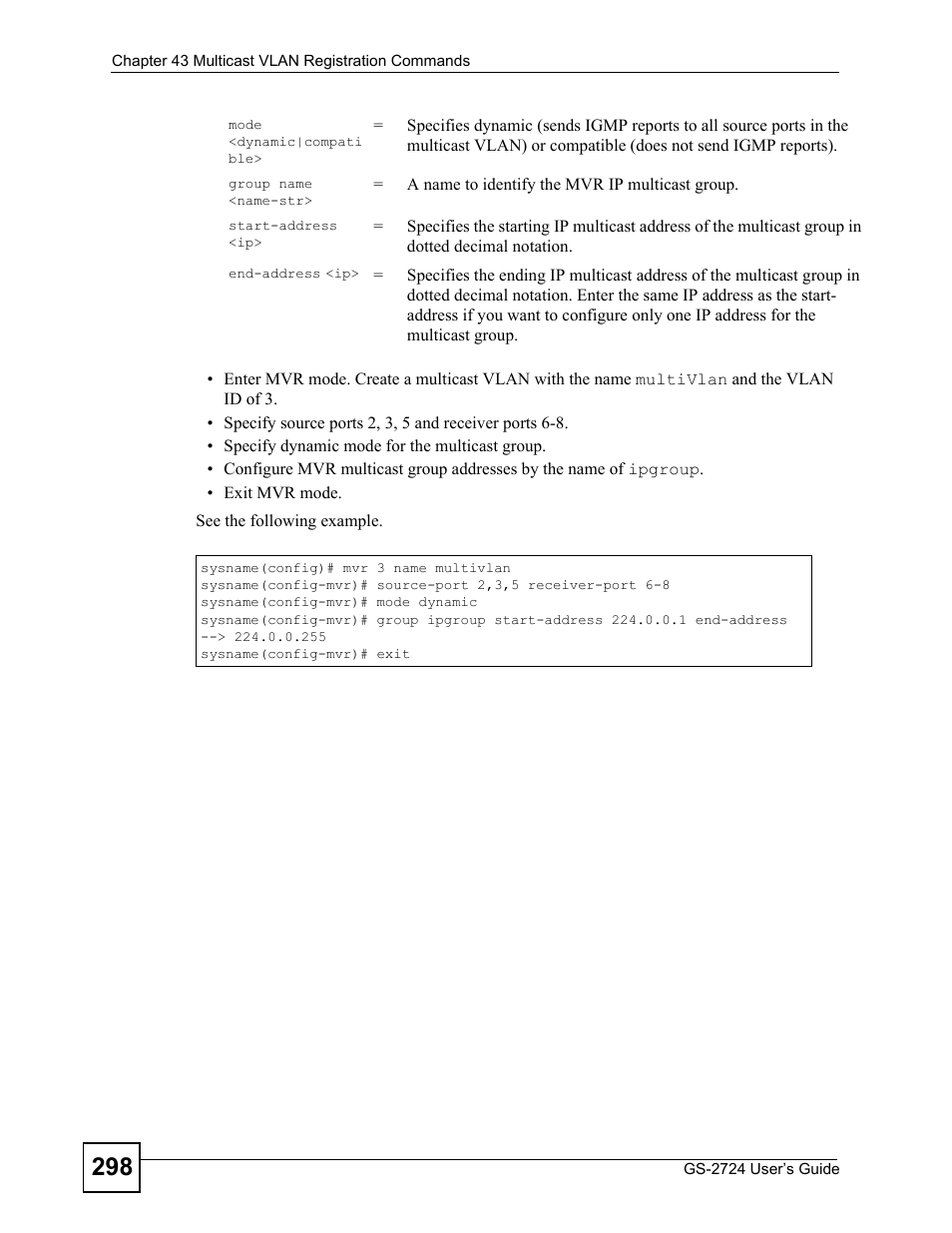 ZyXEL Communications GS-2724 User Manual | Page 298 / 348