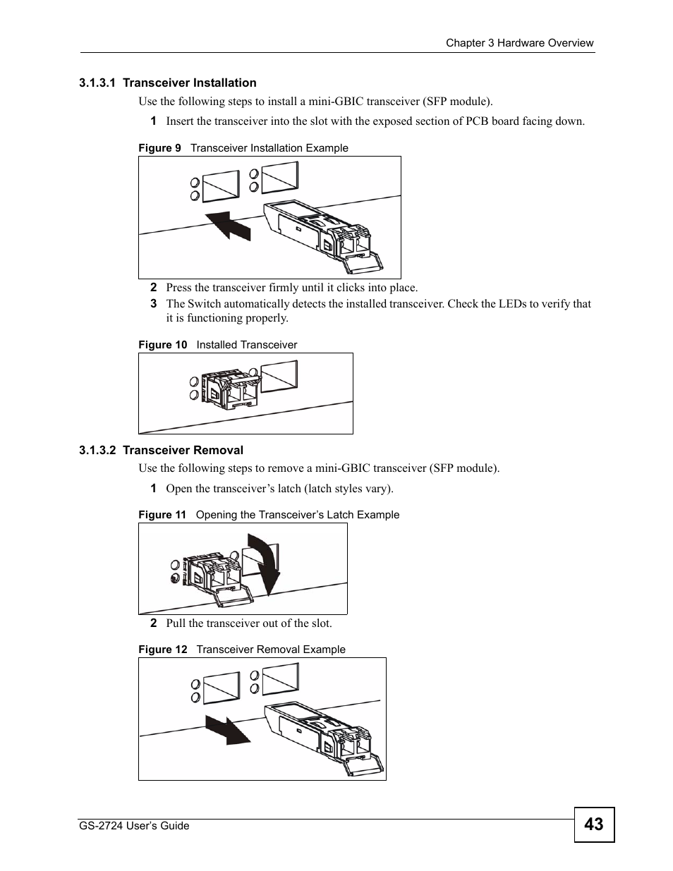 ZyXEL Communications GS-2724 User Manual | Page 43 / 348