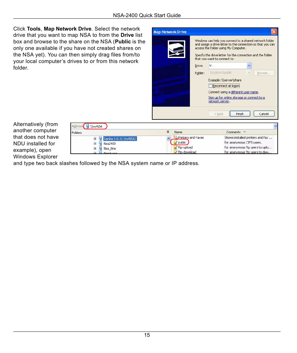 ZyXEL Communications NSA-2400 User Manual | Page 15 / 16