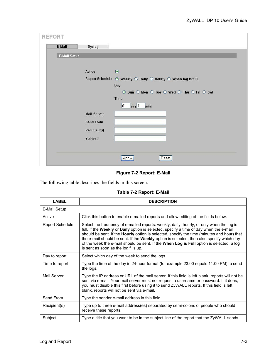 ZyXEL Communications ZyXEL ZyWALL IDP 10 User Manual | Page 79 / 111