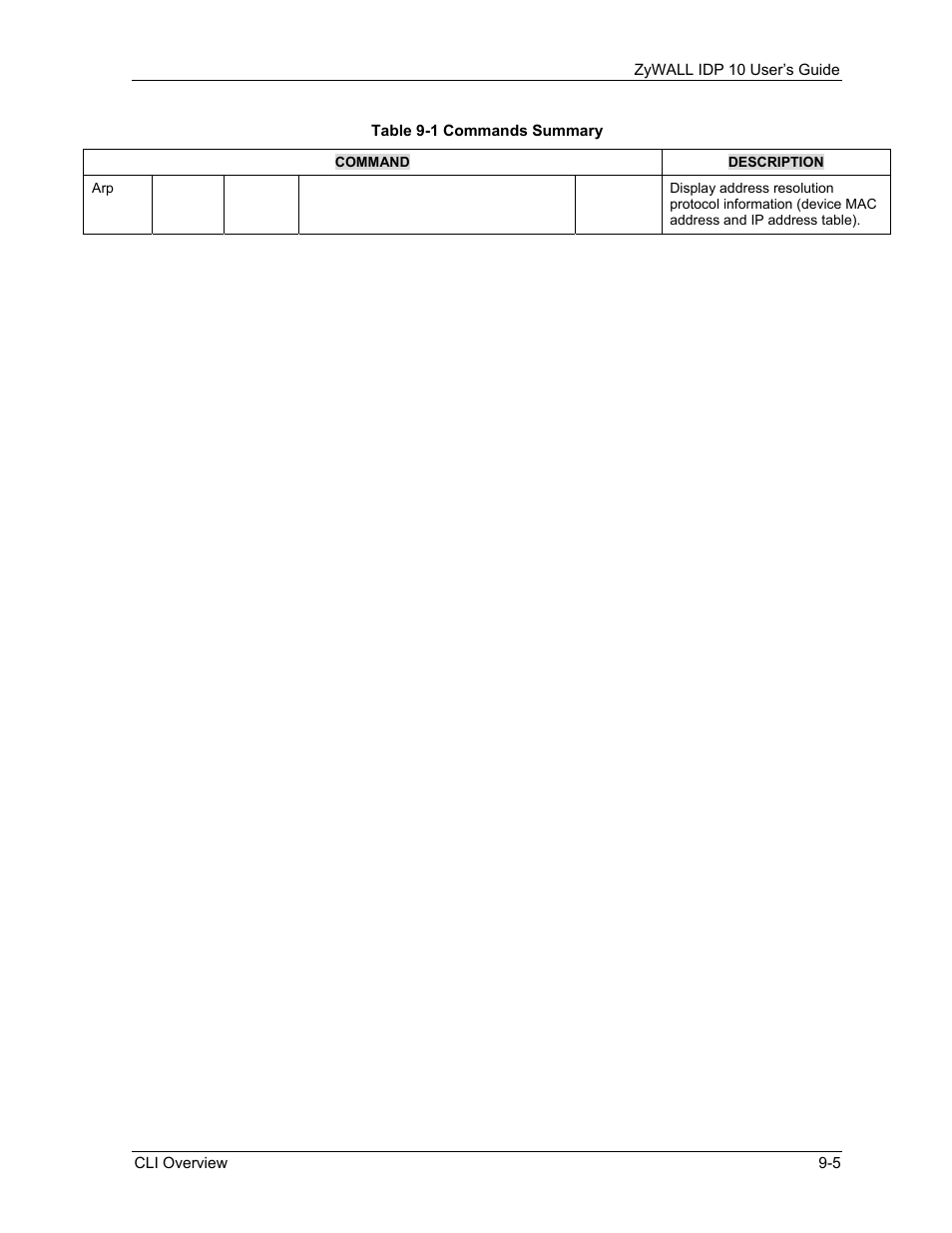 ZyXEL Communications ZyXEL ZyWALL IDP 10 User Manual | Page 99 / 111