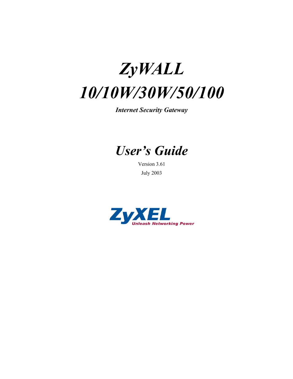 ZyXEL Communications ZyXEL ZyAIR 100 User Manual | 534 pages