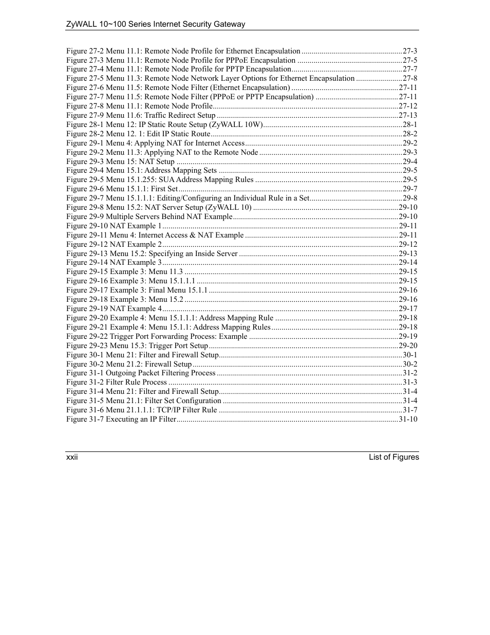 ZyXEL Communications ZyXEL ZyAIR 100 User Manual | Page 22 / 534