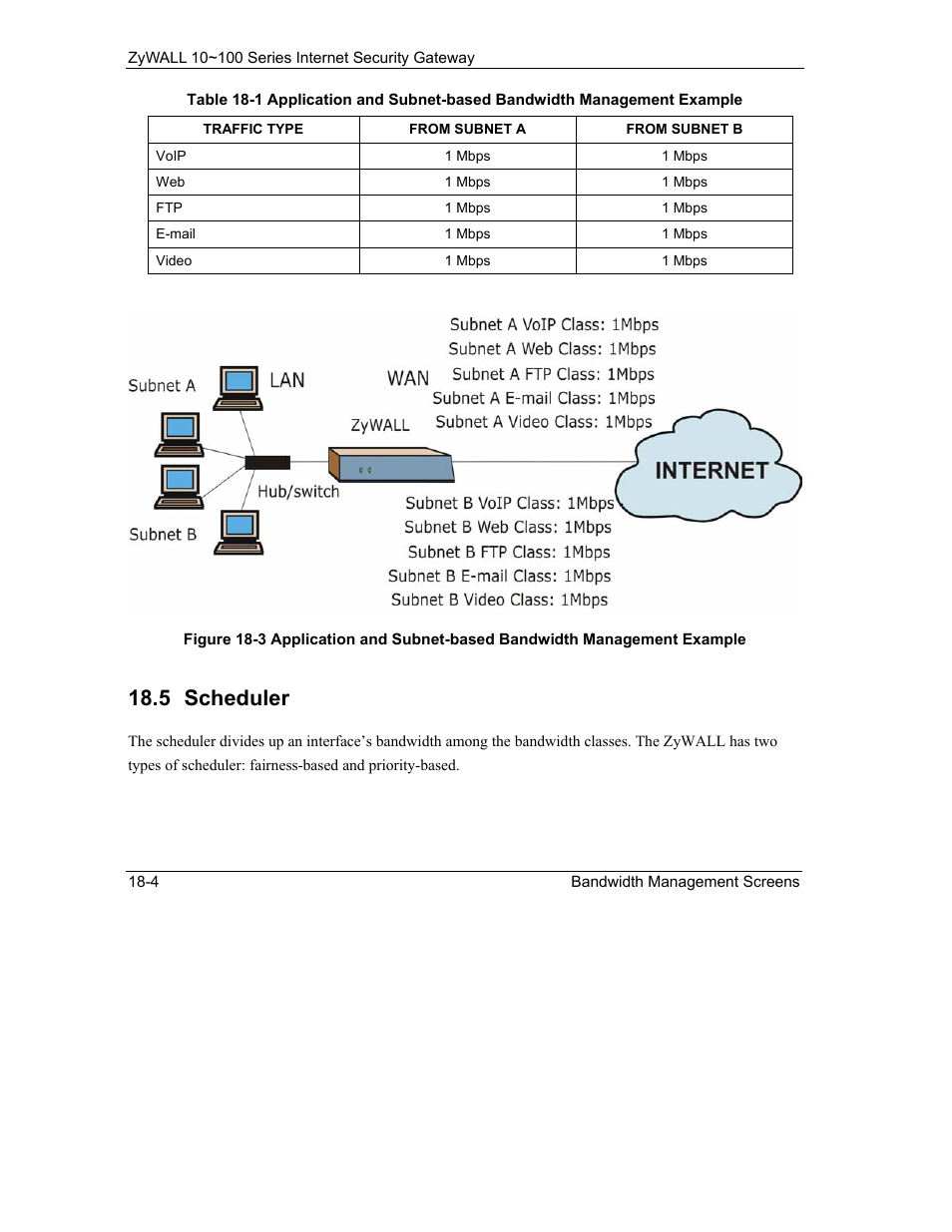 Scheduler, 5 scheduler | ZyXEL Communications ZyXEL ZyAIR 100 User Manual | Page 268 / 534