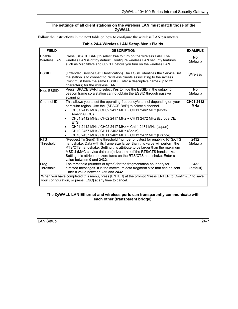 ZyXEL Communications ZyXEL ZyAIR 100 User Manual | Page 349 / 534