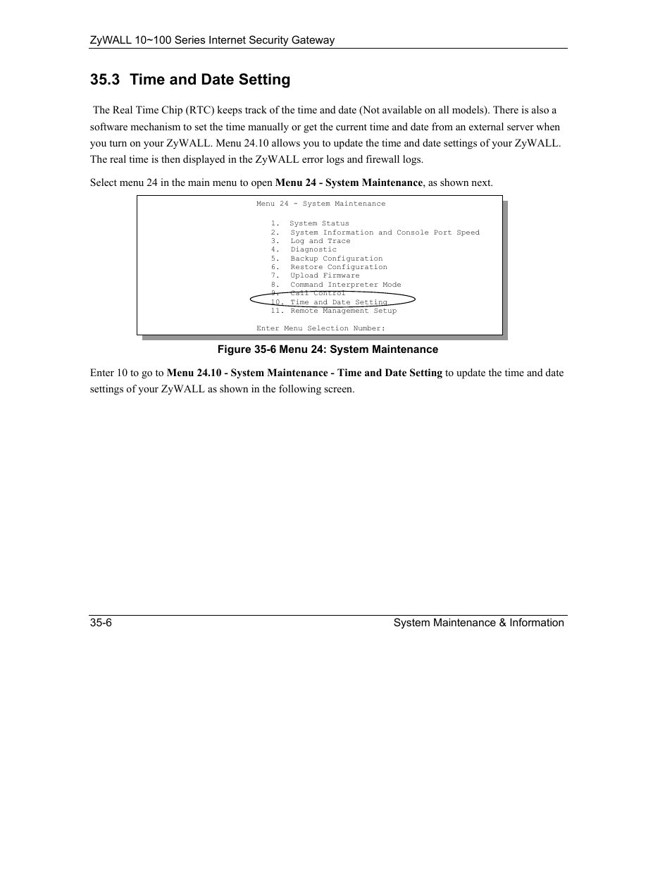 Time and date setting, 3 time and date setting | ZyXEL Communications ZyXEL ZyAIR 100 User Manual | Page 466 / 534