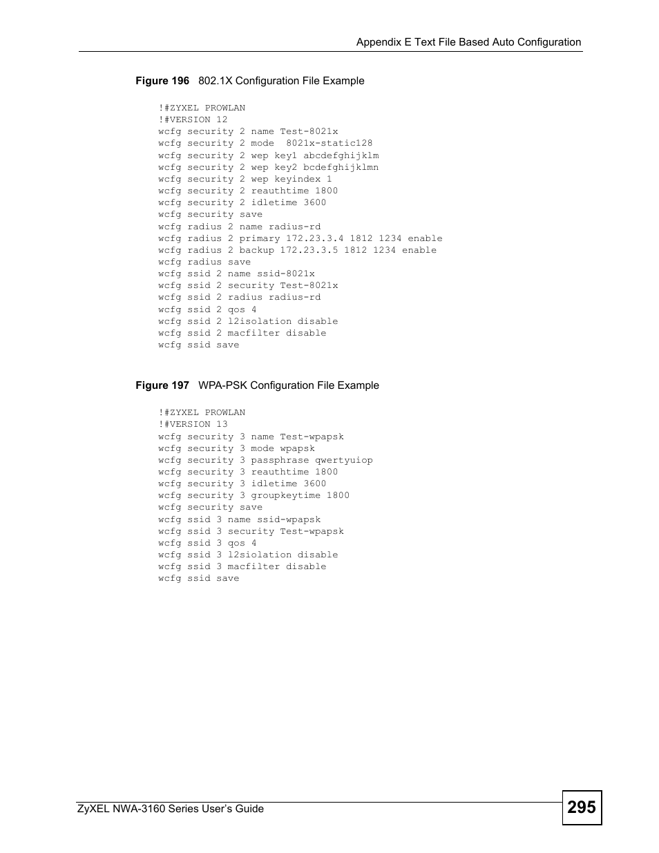 ZyXEL Communications NWA3160 User Manual | Page 295 / 314