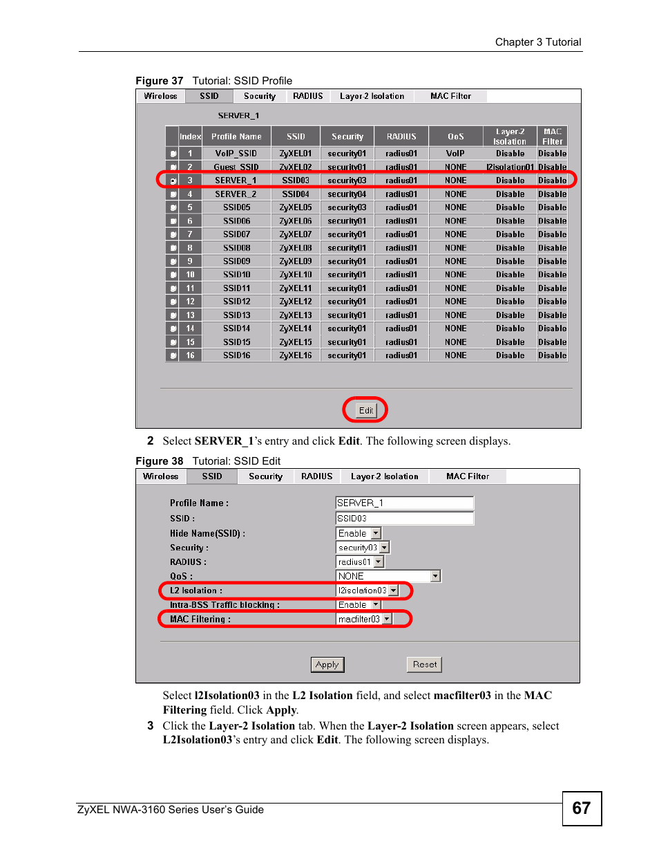 ZyXEL Communications NWA3160 User Manual | Page 67 / 314