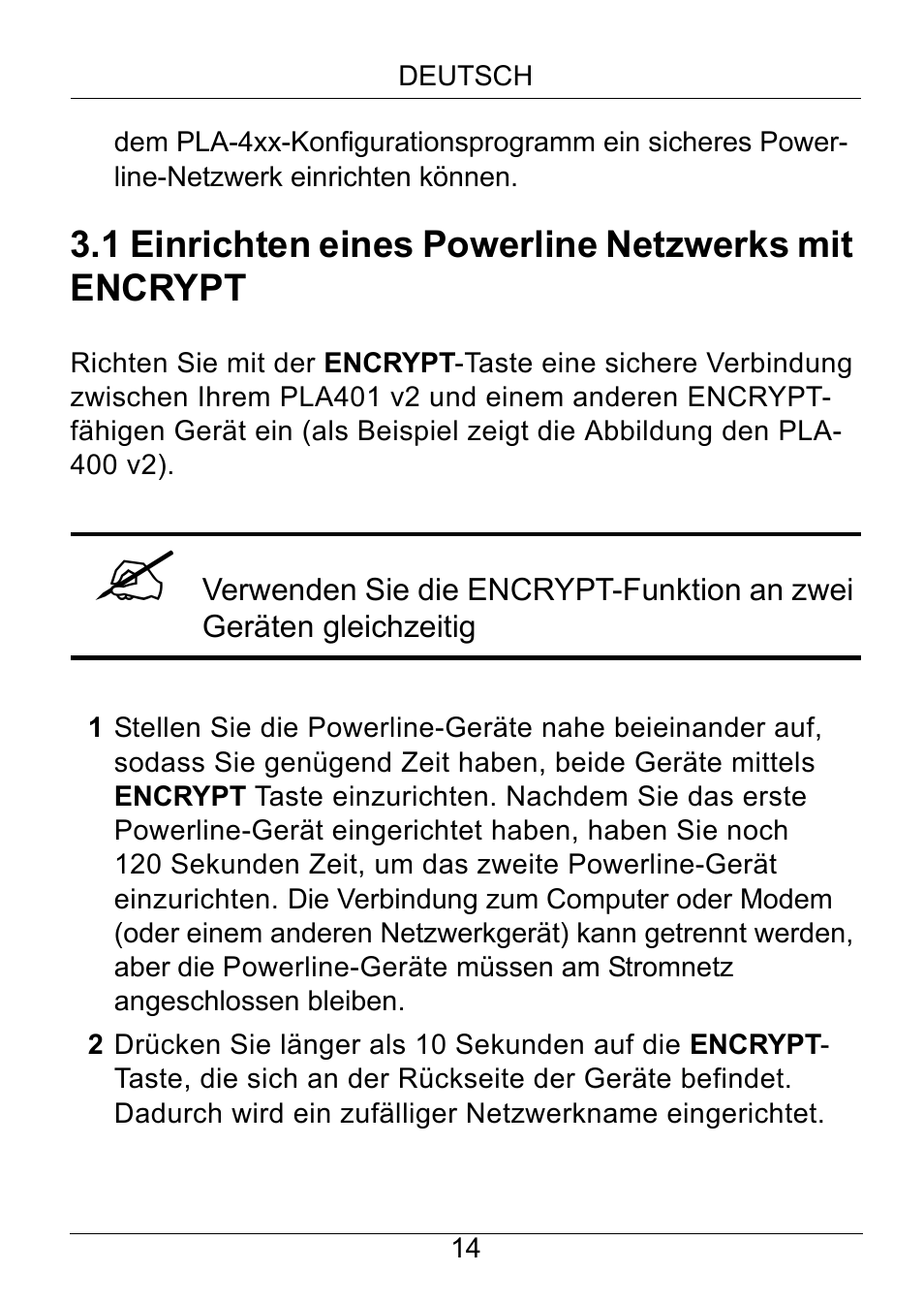 ZyXEL Communications PLA401 v2 User Manual | Page 14 / 58