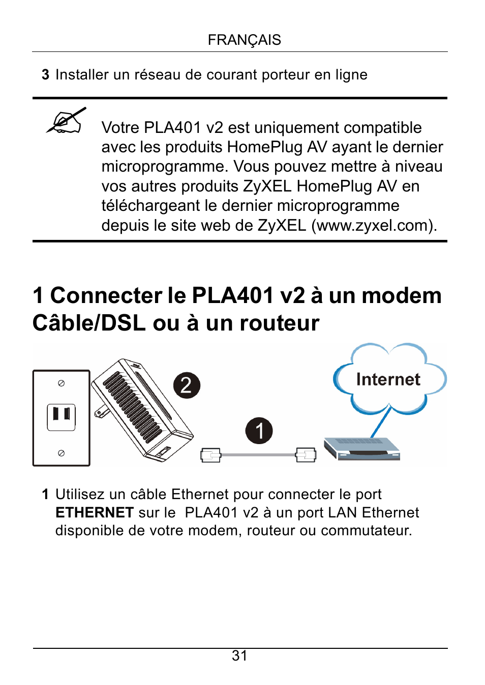 ZyXEL Communications PLA401 v2 User Manual | Page 31 / 58