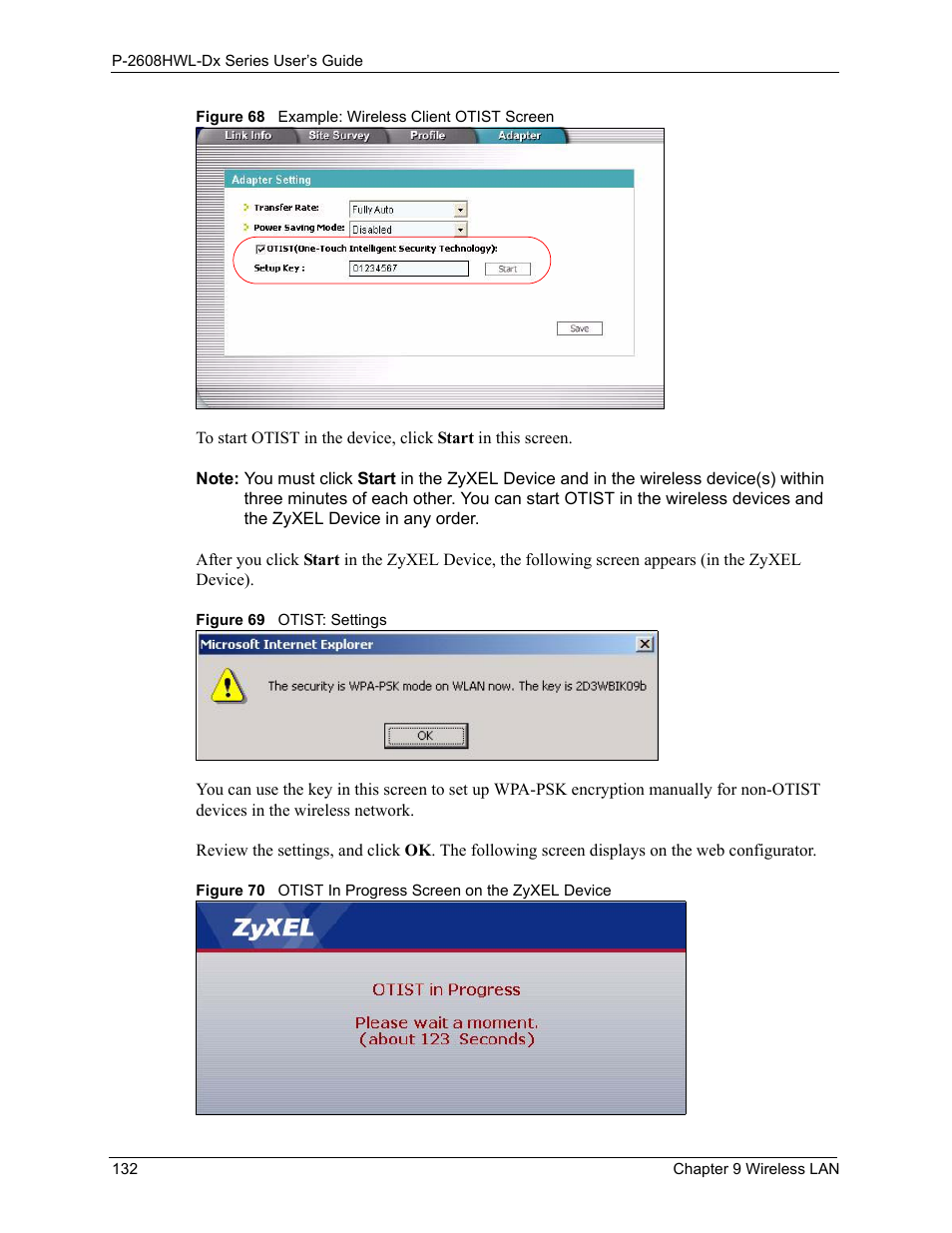 ZyXEL Communications P-2608HWL-Dx Series User Manual | Page 132 / 451
